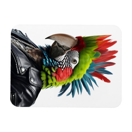 Punk papegaai magneet (Horizontaal)