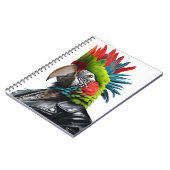 Punk papegaai notitieboek (Linkerzijde)
