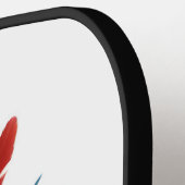 Punk papegaai pickleball paddle (Links Detail)