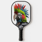 Punk papegaai pickleball paddle (Achterkant)