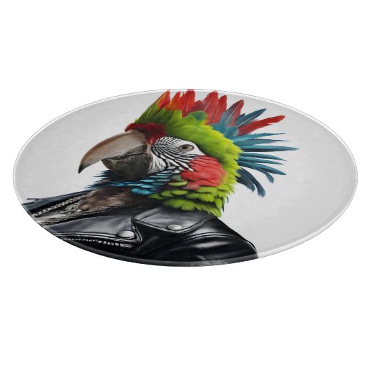 Punk papegaai snijplank (Hoek)