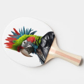 Punk papegaai tafeltennisbatje (Zijkant)