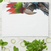 Punk papegaai theedoek (Gevouwen)