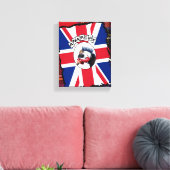 Punk parelhoen canvas afdruk (Insitu (Woonkamer))