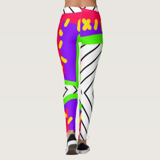 Punk patroon leggings (Achterkant)