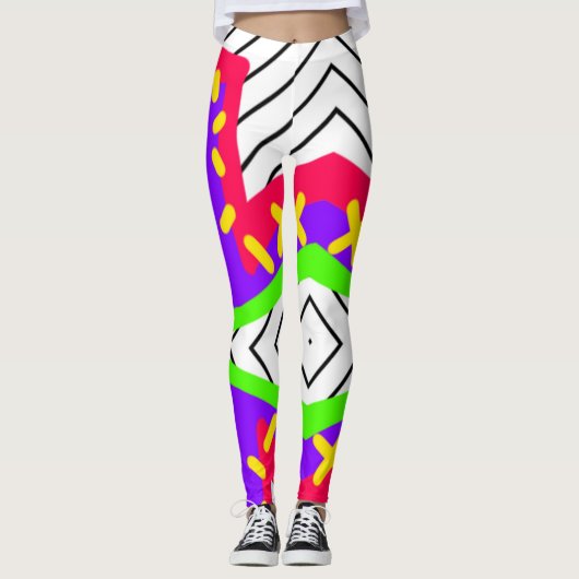 Punk patroon leggings (Voorkant)
