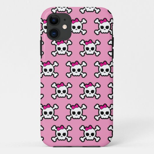 punk patroon met gaffelkampen en kruisingen Case-Mate iPhone case (Achterkant)