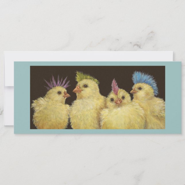 Punk Peeps-platte kaart (Voorkant)