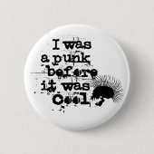 punk pin ronde button 5,7 cm (Voorkant)