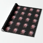 Punk Porker Funny Punk Rocker Pig Donk BG Cadeaupapier (Uitgerold)