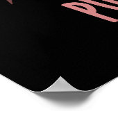 Punk Porker Funny Punk Rocker Pig Donk BG Poster (Hoek)