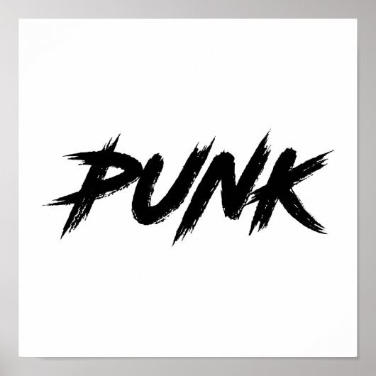 PUNK POSTER (Voorkant)