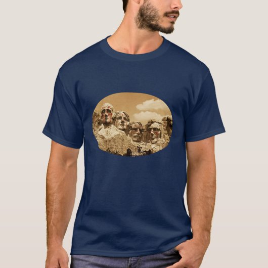 Punk Presidenten Rushmore T-shirt (Voorkant)