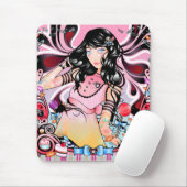 "Punk prinses in Candyland" Mousepad Muismat (Met muis)