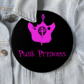 Punk Prinses Knop Ronde Button 6,0 Cm (In situ)
