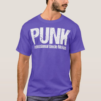Punk Professionele Oom Geen Kinderen Funny Definit T-shirt