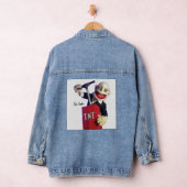 punk puppet with TNT plunger Denim Jacket (Hangar)