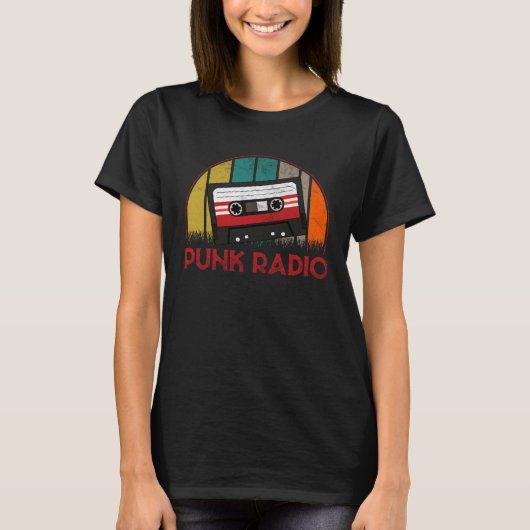 Punk Radio Punker Rock Punks T-shirt (Voorkant)