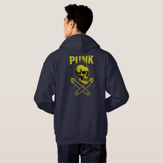 PUNK REBEL HOODIE (Achterkant volledig)