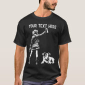 Punk Rock 2 Custom Quote 90s Street Art Graffiti T-shirt (Voorkant)