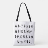 Punk Rock ABC's Tote Bag (Achterkant)