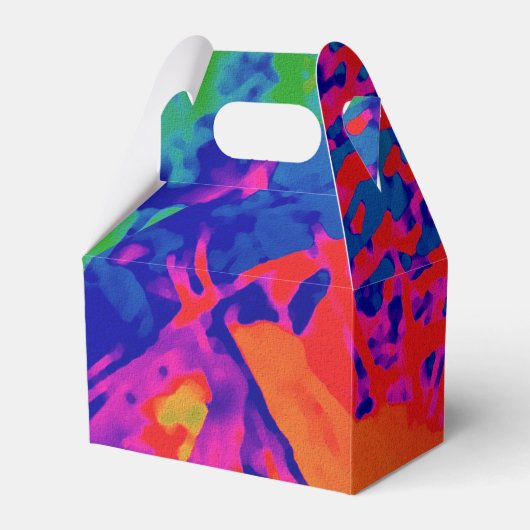 Punk Rock Abstract ontwerp Bedankdoosjes (Voorkant Zijde)