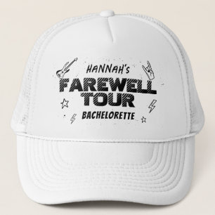 Punk Rock Bachelorette Weekend bruids Trucker Hoed Pet