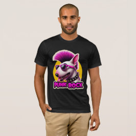 PUNK ROCK BULL TERRIER-PAARSE 3 T-SHIRT