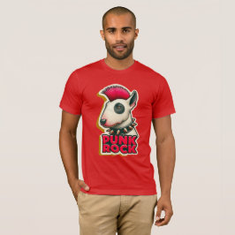 PUNK ROCK BULL TERRIER T-SHIRT