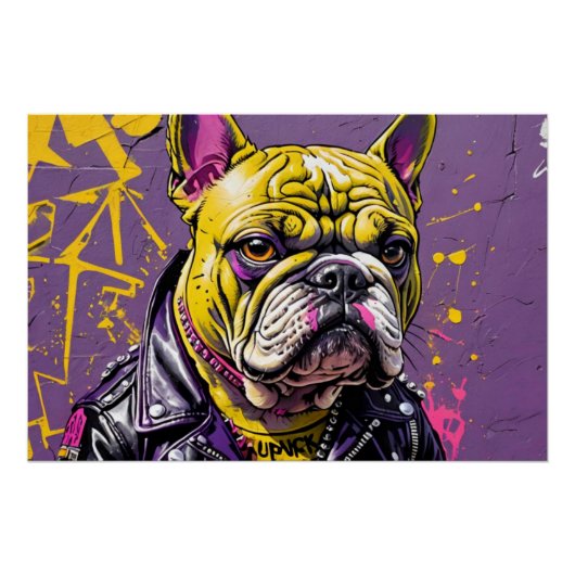 PUNK ROCK-BULLDOG 10 PERFECT POSTER (Voorkant)