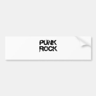 PUNK ROCK BUMPERSTICKER