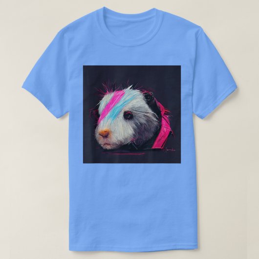 Punk-Rock-cavia in een lederen jas86 T-shirt (Design voorkant)