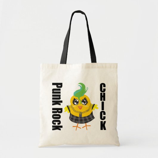 Punk Rock Chick Tote Bag (Voorkant)