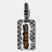 Punk Rock Custom Band Merch Music DJ Musician Swag Bagagelabel (Voorkant verticaal)