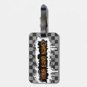 Punk Rock Custom Band Merch Music DJ Musician Swag Bagagelabel (Achterkant verticaal)