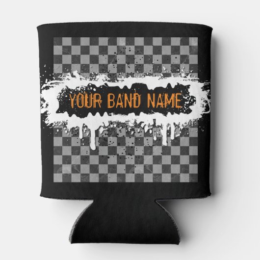 Punk Rock Custom Band Merch Music Swag DJ Musician Blikjeskoeler (Achterkant)