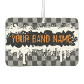 Punk Rock Custom Band Merch Music Swag Musicus Luchtverfrisser (Achterkant)