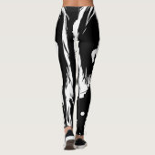 Punk Rock Custom Quote Tekst Street Art Graffiti Leggings (Achterkant)