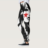 Punk Rock Custom Quote Tekst Street Art Graffiti Leggings (Links)