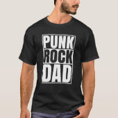 Punk Rock Dad Tattoos Punker Rocker Ska Band Fathe T-shirt (Voorkant)