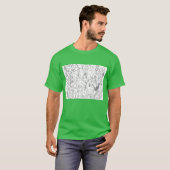 Punk Rock Design #16 Biologie op Spring Green T-shirt (Voorkant volledig)
