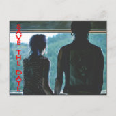 Punk Rock Emo punk save the date briefkaart (Voorkant)