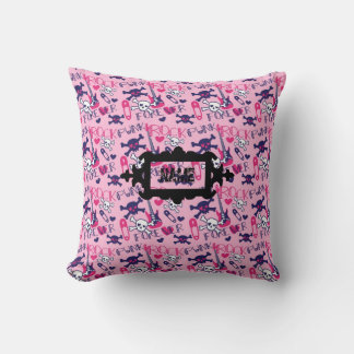 Punk Rock Forever Tiener Meisje kamerdecoratie per Kussen