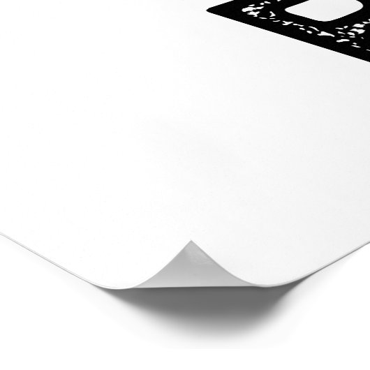 Punk Rock Funny Music Pun Poster (Hoek)