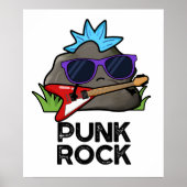 Punk Rock Funny Music Pun Poster (Voorkant)