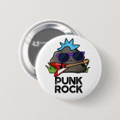 Punk Rock Funny Music Pun Ronde Button 5,7 Cm (Voorkant /achterkant)