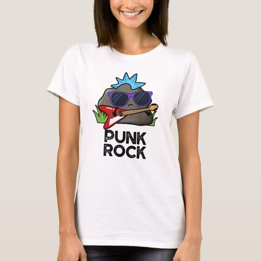 Punk Rock Funny Music Pun T-shirt (Voorkant)