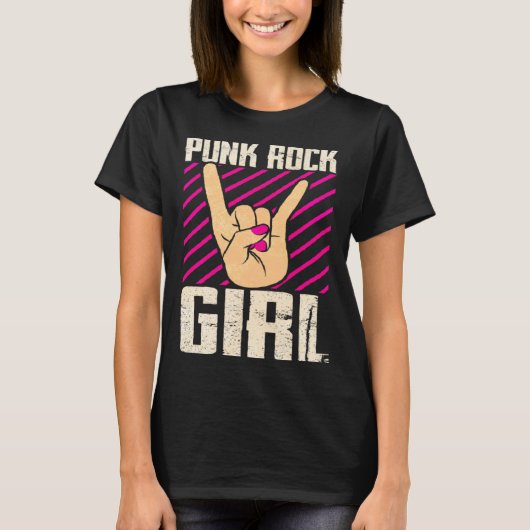 Punk Rock Girl 2 T-shirt (Voorkant)