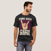 Punk Rock Girl  2 T-shirt (Voorkant volledig)