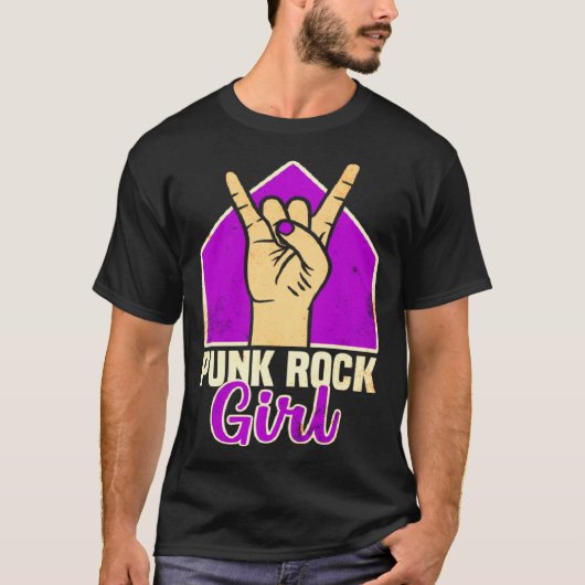 Punk Rock Girl T-shirt (Voorkant)